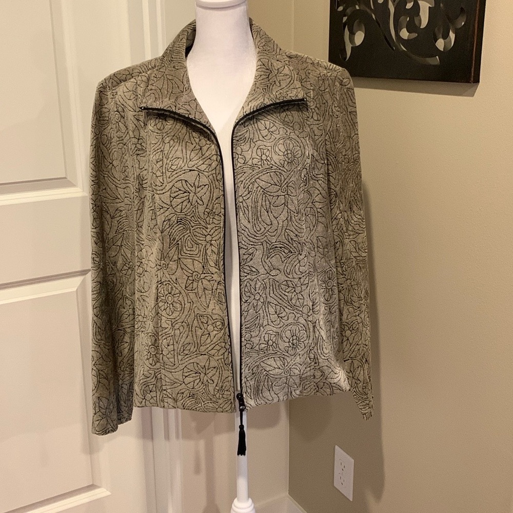 Dressbarn Patterned Blazer